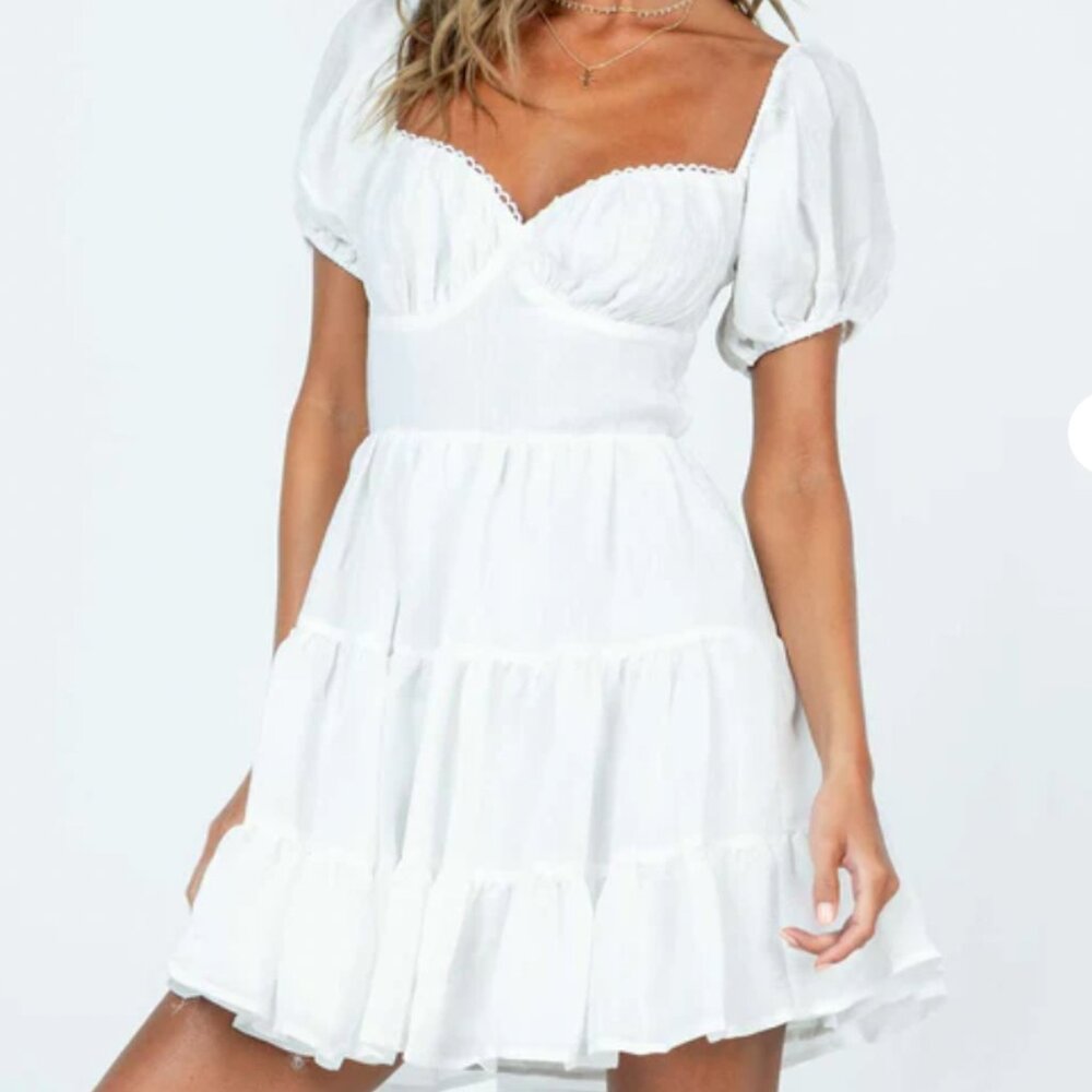 Danny Mini Dress White Princess Polly